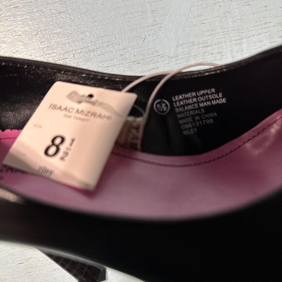 Isaac-Mizrahi Riley Women's Black 8.5 heels Pumps glamour vintage 2000's New - Picture 5 of 7